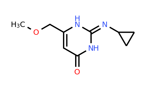 1158516-14-3 | 2-(Cyclopropylimino)-6-(methoxymethyl)-2,3-dihydropyrimidin-4(1H)-one