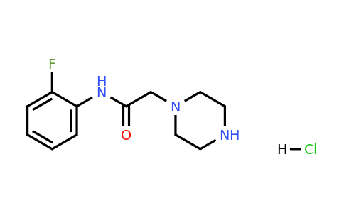 1158639-63-4 | n-(2-Fluorophenyl)-2-(piperazin-1-yl)acetamide hydrochloride