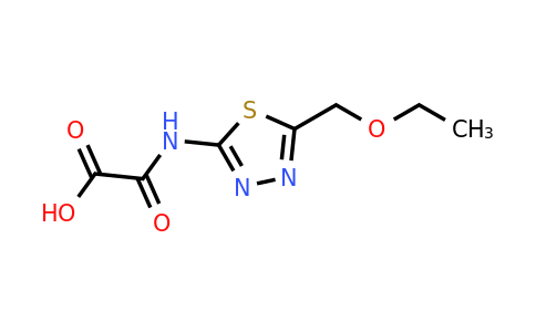 1158780-25-6 | 2-[[5-(Ethoxymethyl)-1,3,4-thiadiazol-2-yl]amino]-2-oxoacetic acid