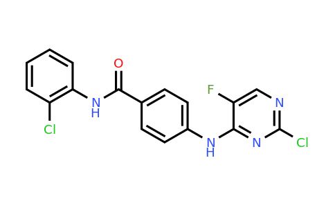 1158838-41-5 | 4-(2-Chloro-5-fluoropyrimidin-4-ylamino)-N-(2-chlorophenyl)benzamide