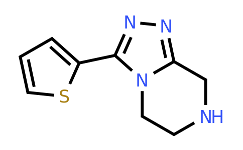 1159522-45-8 | 3-(Thiophen-2-yl)-5h,6h,7h,8h-[1,2,4]triazolo[4,3-a]pyrazine
