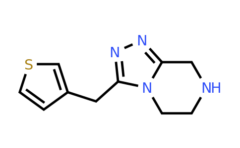 1159542-79-6 | 3-(Thiophen-3-ylmethyl)-5,6,7,8-tetrahydro-[1,2,4]triazolo[4,3-a]pyrazine
