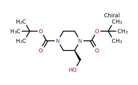 di-tert-Butyl (R)-2-(hydroxymethyl)piperazine-1,4-dicarboxylate