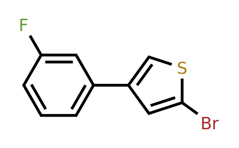 1159819-93-8 | 2-Bromo-4-(3-fluorophenyl)thiophene