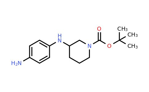 1159976-34-7 | Tert-butyl 3-((4-aminophenyl)amino)piperidine-1-carboxylate