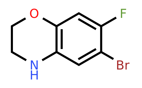 1160102-28-2 | 6-Bromo-7-fluoro-3,4-dihydro-2H-1,4-benzoxazine