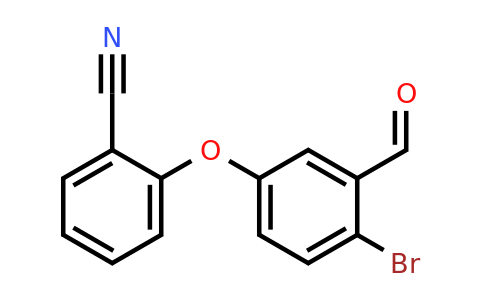 2-(4-Bromo-3-formylphenoxy)benzonitrile