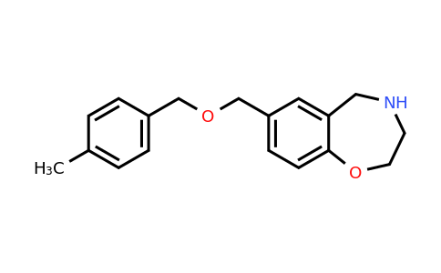 1160245-46-4 | 7-(((4-Methylbenzyl)oxy)methyl)-2,3,4,5-tetrahydrobenzo[f][1,4]oxazepine