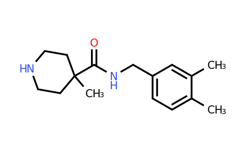 N-(3,4-dimethylbenzyl)-4-methylpiperidine-4-carboxamide