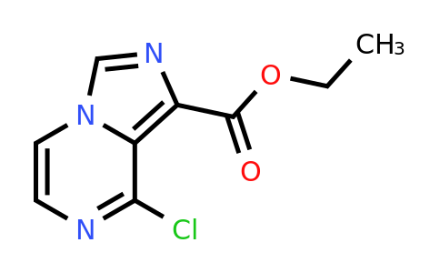 1160248-06-5 | Ethyl 8-chloroimidazo[1,5-a]pyrazine-1-carboxylate