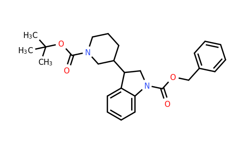 1160248-34-9 | Benzyl 3-[1-[(2-methylpropan-2-yl)oxycarbonyl]piperidin-3-yl]-2,3-dihydroindole-1-carboxylate