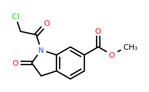 1160293-25-3 | Methyl 1-(2-chloroacetyl)-2-oxoindoline-6-carboxylate