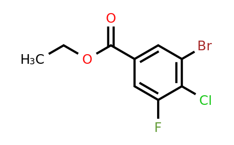 1160574-71-9 | Ethyl 3-bromo-4-chloro-5-fluorobenzoate