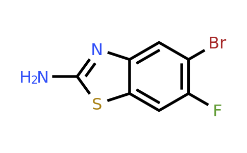 1160789-91-2 | 5-Bromo-6-fluorobenzo[d]thiazol-2-amine