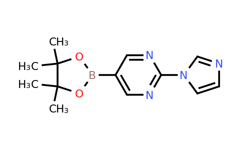1160790-26-0 | 2-(1H-Imidazol-1-yl)-5-(4,4,5,5-tetramethyl-1,3,2-dioxaborolan-2-yl)pyrimidine