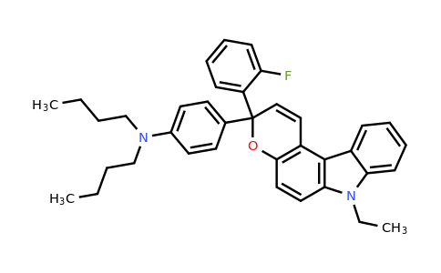 1160994-29-5 | N,N-dibutyl-4-(7-ethyl-3-(2-fluorophenyl)-3,7-dihydropyrano[2,3-c]carbazol-3-yl)aniline