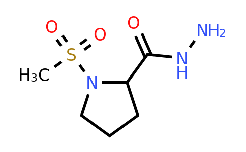1-(Methylsulfonyl)pyrrolidine-2-carbohydrazide