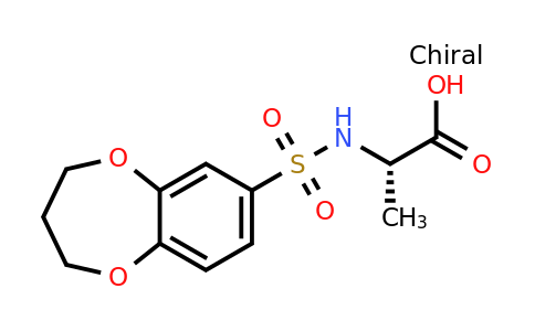 1164101-90-9 | ((3,4-Dihydro-2h-benzo[b][1,4]dioxepin-7-yl)sulfonyl)-l-alanine