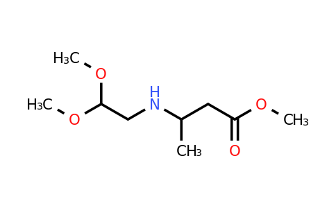 Methyl 3-[(2,2-dimethoxyethyl)amino]butanoate