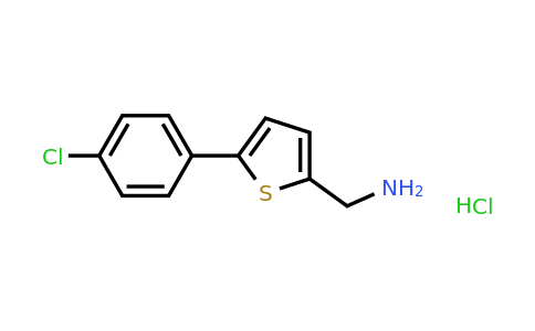 1166853-02-6 | (5-(4-Chlorophenyl)thiophen-2-yl)methanaminehydrochloride