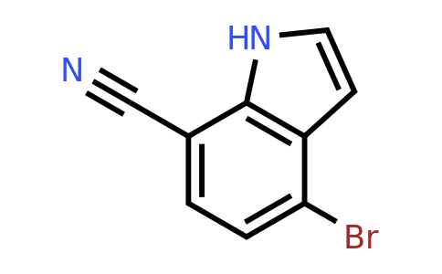 1167055-46-0 | 4-Bromo-1H-indole-7-carbonitrile