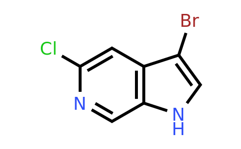 1167056-96-3 | 3-Bromo-5-chloro-1H-pyrrolo[2,3-c]pyridine