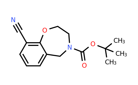 1167416-50-3 | tert-Butyl 9-cyano-2,3-dihydrobenzo[f][1,4]oxazepine-4(5H)-carboxylate