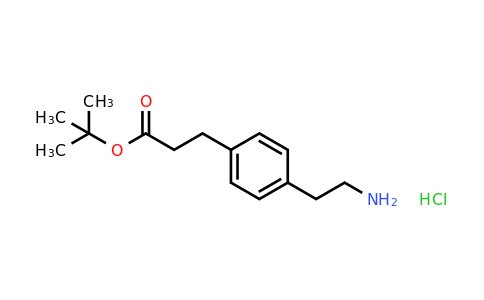 116856-71-4 | Tert-butyl 3-(4-(2-aminoethyl)phenyl)propanoate hydrochloride