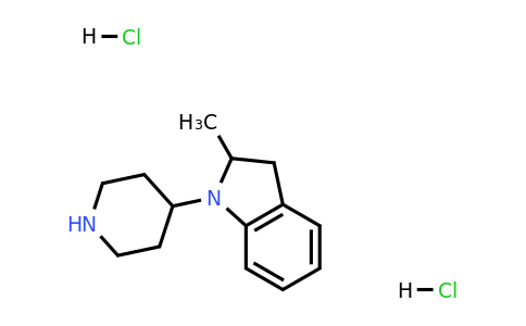 1170102-75-6 | 2-Methyl-1-(piperidin-4-yl)-2,3-dihydro-1h-indole dihydrochloride