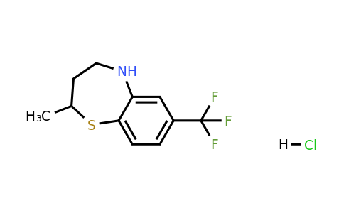 1170107-37-5 | 2-Methyl-7-(trifluoromethyl)-2,3,4,5-tetrahydro-1,5-benzothiazepine hydrochloride