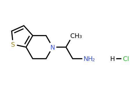 1170184-80-1 | 2-(6,7-Dihydrothieno[3,2-c]pyridin-5(4h)-yl)propan-1-amine hydrochloride