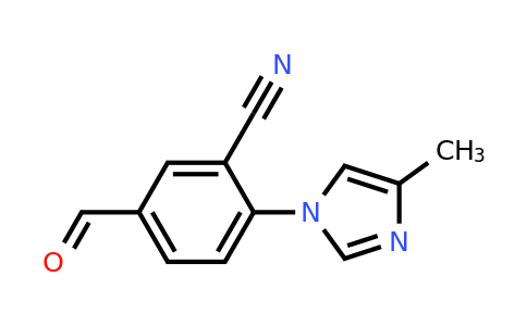5-Formyl-2-(4-methyl-1H-imidazol-1-yl)-Benzonitrile