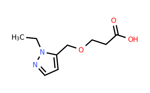3-[(1-ethyl-1H-pyrazol-5-yl)methoxy]propanoic acid