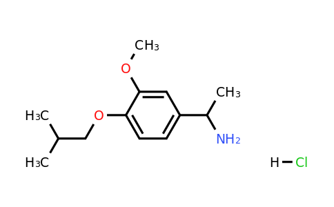 1-[3-methoxy-4-(2-methylpropoxy)phenyl]ethan-1-amine hydrochloride