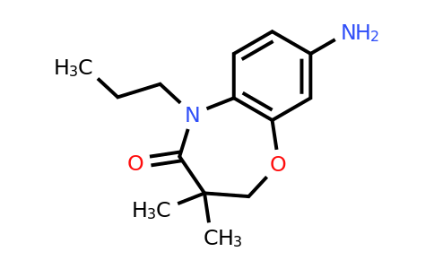 1171418-82-8 | 8-Amino-3,3-dimethyl-5-propyl-2,3-dihydro-1,5-benzoxazepin-4(5H)-one