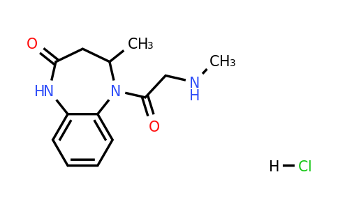 1171521-57-5 | 4-Methyl-5-[2-(methylamino)acetyl]-2,3,4,5-tetrahydro-1h-1,5-benzodiazepin-2-one hydrochloride