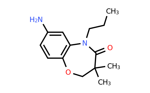 1171529-01-3 | 7-Amino-3,3-dimethyl-5-propyl-2,3-dihydrobenzo[b][1,4]oxazepin-4(5h)-one