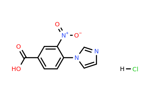 1171571-17-7 | 4-(1h-Imidazol-1-yl)-3-nitrobenzoic acid hydrochloride