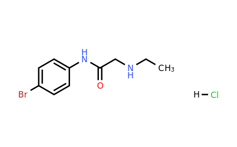 n-(4-Bromophenyl)-2-(ethylamino)acetamide hydrochloride