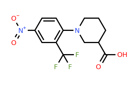 1171918-77-6 | 1-(4-Nitro-2-(trifluoromethyl)phenyl)piperidine-3-carboxylic acid
