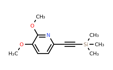 1171919-83-7 | 2,3-Dimethoxy-6-((trimethylsilyl)ethynyl)pyridine