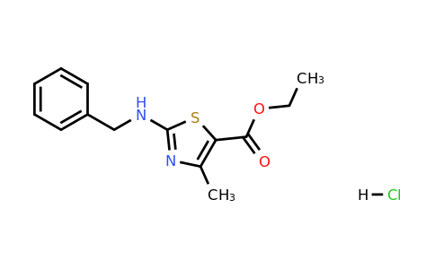 1171993-55-7 | Ethyl 2-(benzylamino)-4-methyl-1,3-thiazole-5-carboxylate hydrochloride