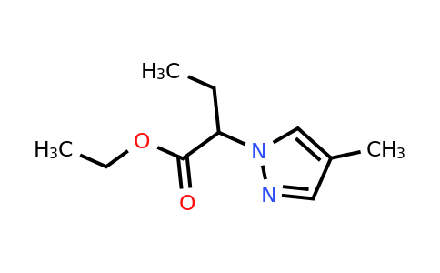 ethyl 2-(4-methyl-1h-pyraZol-1-yl)butanoate