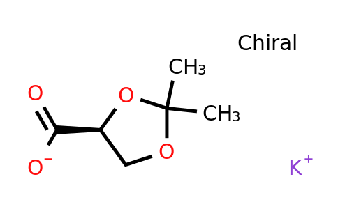 Potassium (S)-2,2-dimethyl-1,3-dioxolane-4-carboxylate