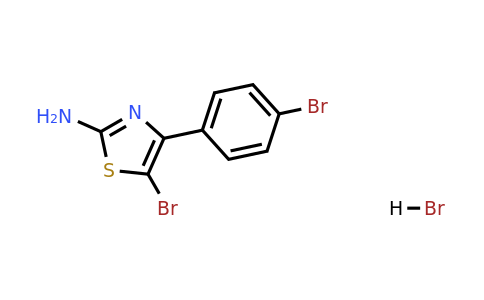 1172108-91-6 | 5-Bromo-4-(4-bromophenyl)thiazol-2-amine hydrobromide