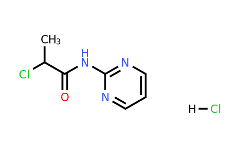 1172713-86-8 | 2-Chloro-N-(pyrimidin-2-yl)propanamide hydrochloride