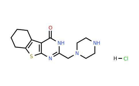 1172909-05-5 | 2-(Piperazin-1-ylmethyl)-5,6,7,8-tetrahydrobenzo[4,5]thieno[2,3-d]pyrimidin-4(3h)-one hydrochloride