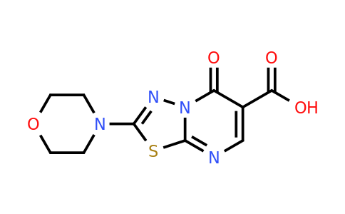 1172951-03-9 | 2-Morpholino-5-oxo-5H-[1,3,4]thiadiazolo[3,2-a]pyrimidine-6-carboxylic acid