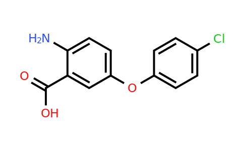 2-Amino-5-(4-chlorophenoxy)benzoic acid