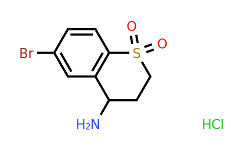 1172986-17-2 | 6-Bromo-1,1-dioxo-3,4-dihydro-2H-thiochromen-4-amine hydrochloride